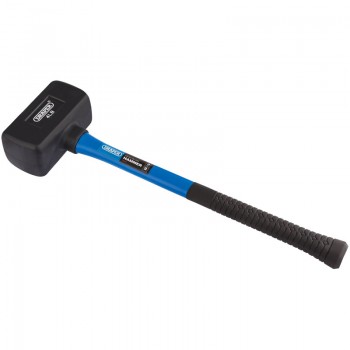 Rubber Dead Blow Hammer with Fibreglass Shafts, 1.8kg/64oz