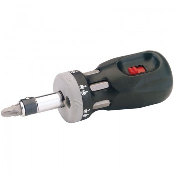 Chubby Ratcheting Screwdriver and Bit Set (7 Piece)