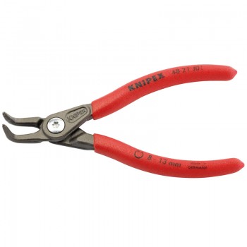 Knipex 48 21 J01 90&deg; Internal Straight Tip Circlip Pliers, 8 - 13mm Capacity, 130mm