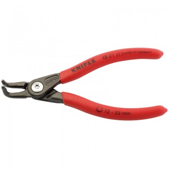 Knipex 48 21 J11 90&deg; Internal Straight Tip Circlip Pliers, 12 - 25mm Capacity, 130mm