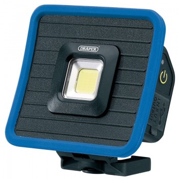 COB LED Rechargeable Mini Flood Light and Power Bank with Magnetic Base and Hanging Hook, 10W, 1000 Lumens, Blue, USB-C Cable Supplied COB LED Rechargeable Mini Flood Light and Power Bank with Magnetic Base and Hanging Hook, 10W, 1000 Lumens, Blue, USB-C Cable Supplied
