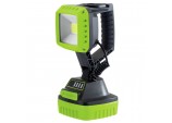 COB LED Rechargeable Worklight, 10W, 1,000 Lumens, Green, 4 x 2.2Ah Batteries