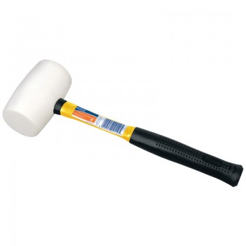 Non-Marking Rubber Head Mallet with Fibreglass Shaft, 680g/24oz