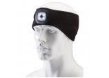 Headband with USB Rechargeable LED Torch, 1W, Black, One Size